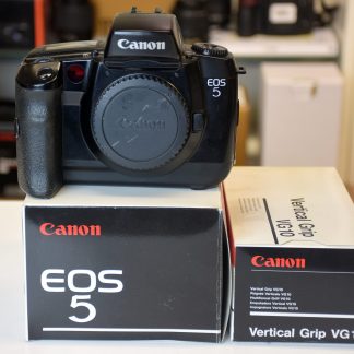 Canon EOS 5 analog med VG-10