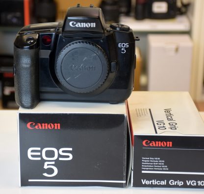 Canon EOS 5 analog med VG-10