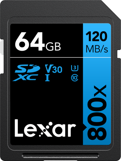 LEXAR Pro 800X SDXC 64GB